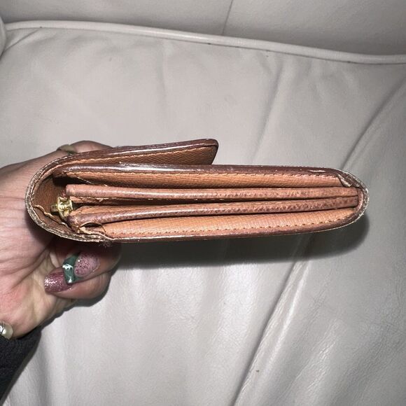 Authentic Louis Vuitton LV Long Wallet Portefeuille Sarah Brown Monogram - Picture 7 of 11